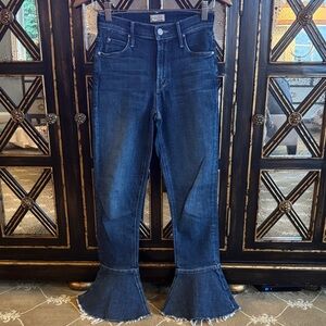MOTHER Dark Blue Flare Jeans